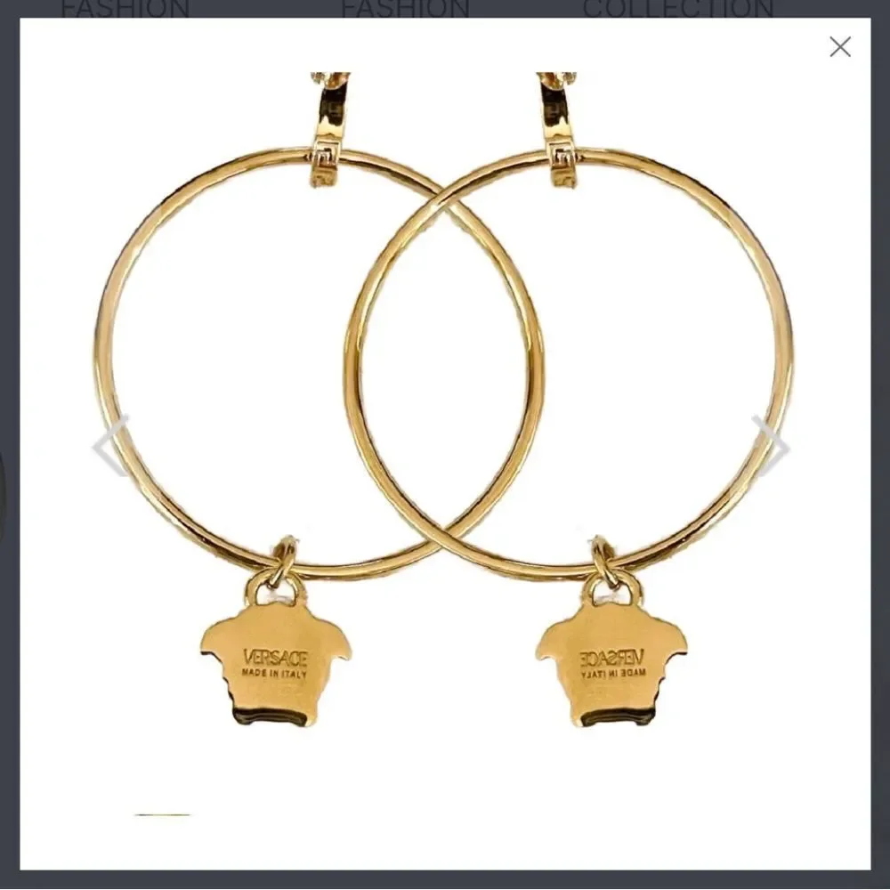 Versace Medusa Hoop Earrings
